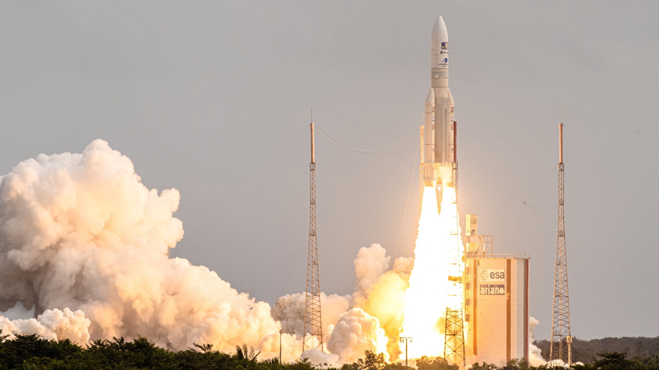 Launch of the JUICE spacecraft. Credit: ESA